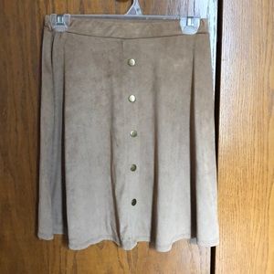 Button Fromt skirt